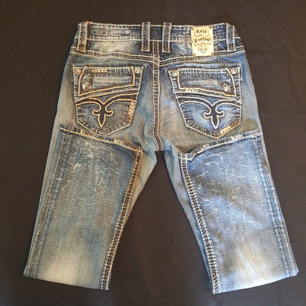 Rock Revival Mens Jeans Destin Boot Cut 33